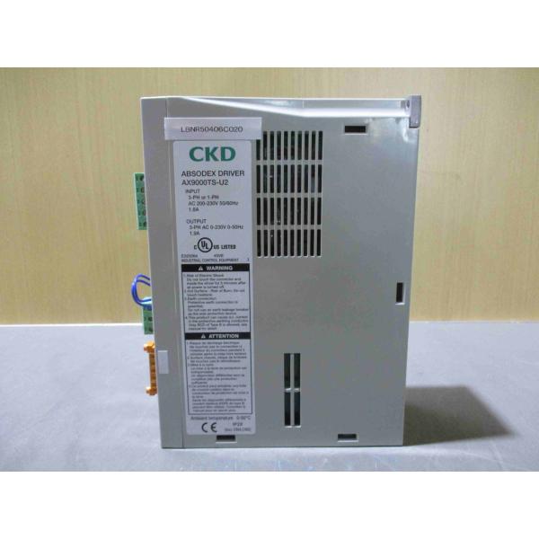 中古 CKD ABSODEX DRIVER AX9000TS-U2 アブソデックス用ドライバ AC2...
