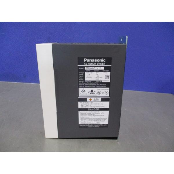 中古 Panasonic  MSDA011D1A   AC Servo Driver 100W (L...