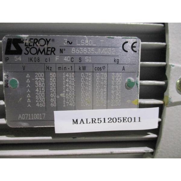 中古 LEROY SOMER 3-LS80L T/EDWARDS E2M28 EDWARDS Rot...