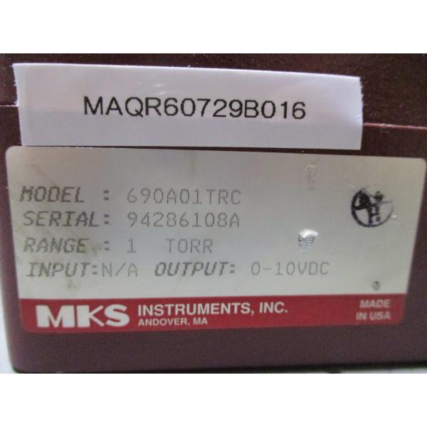 中古 MKS BARATRON 690A01TRC Absolute Capacitance Man...