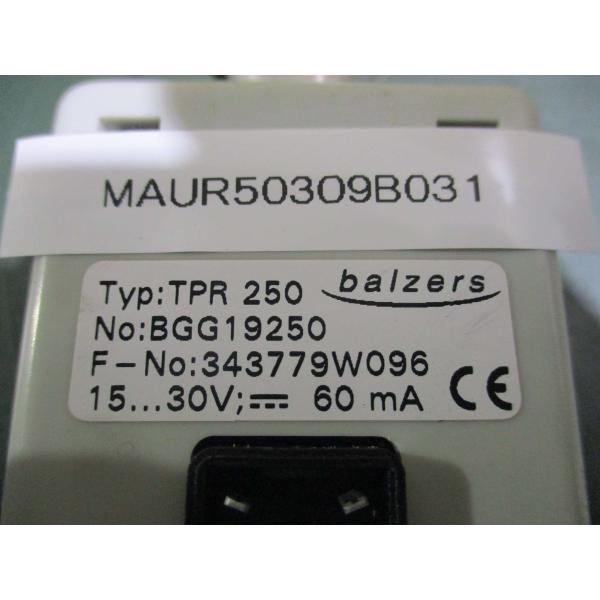 中古 BALZERS COMPACT PIRANI GAUGE TPR250(MAUR50309B0...