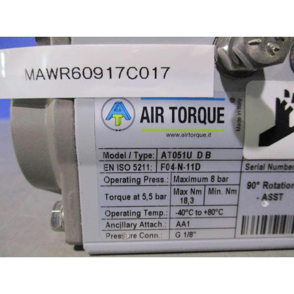 中古Air TORQUE AT051U D B (MAWR60917C017)