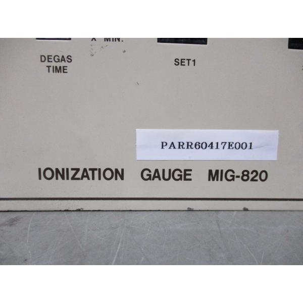 中古 ANELVA  IONIZATION GAUGE MIG-820 通電OK (PARR6041...