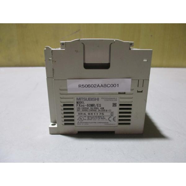 中古MITSUBISHI  FX3Gシリーズ 基本ユニットFX3G-60MR/ES AC100〜24...
