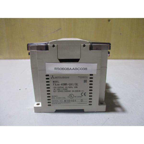 中古 MITSUBISHI  PROGRAMMABLE CONTROLLER FX2N-48MR-U...