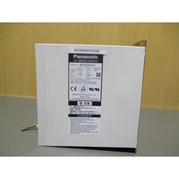 中古 Panasonic MSDA083A1A  MINAS Aシリーズ サーボアンプ(R50609...
