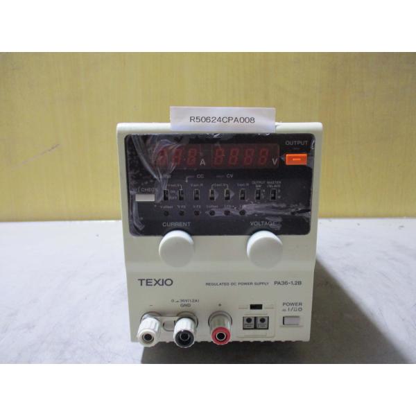 中古TEXIO  REGULATEO DC POWERE SUPPLY PA36-1.2B通電済み(...