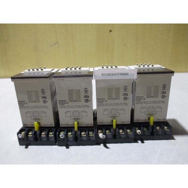 中古 OMRON TIMER H3CA-8 ソリッドステートタイマ 4セット(R50630DFB08...