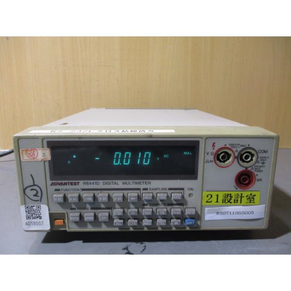 中古 ADVANTEST R6441D DIGITAL MULTIMETER デジタルマルチメーター...