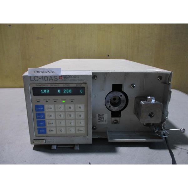中古 SHIMADZU LC-10AS 高速液体クロマトグラフポンプ 通電OK(R50720HFA0...