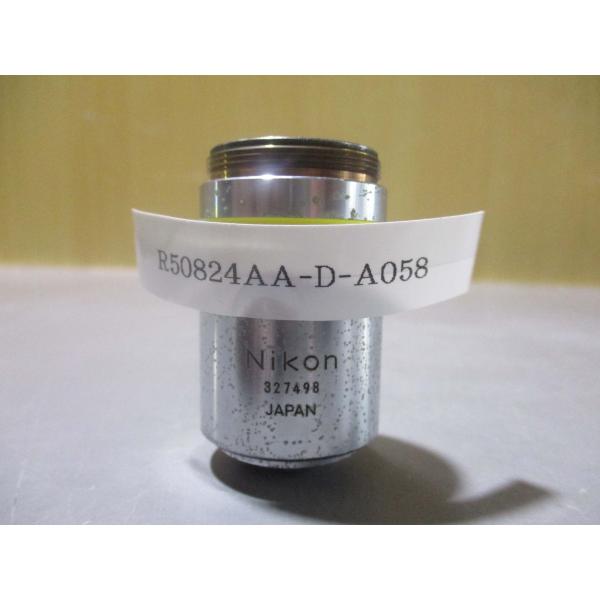 中古 NIKON BD PLAN 10 0.25 210/0 顕微鏡 対物レンズ(R50824AA-...