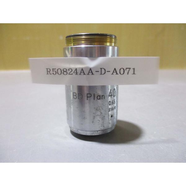 中古 NIKON BD PLAN 40X  0.65 210/0 顕微鏡対物レンズ(R50824AA...