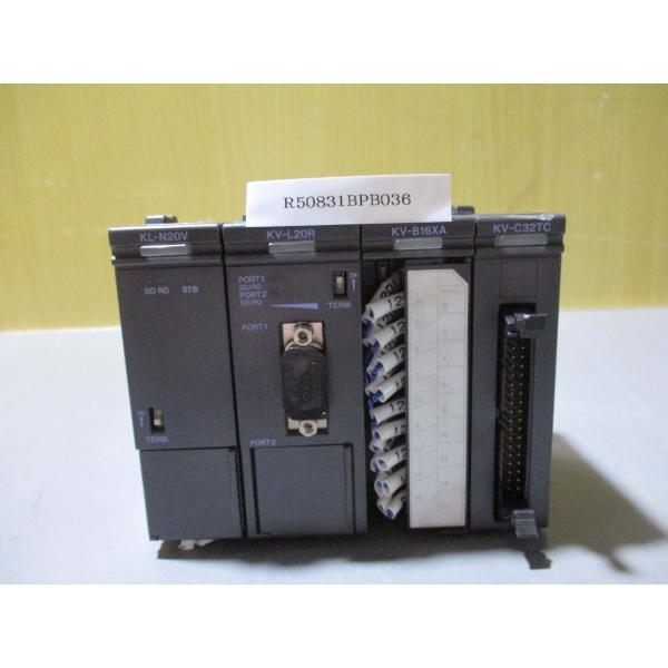 中古 KEYENCE MODULE KL-N20V/KV-L20R/KV-B16XA/KV-C32T...