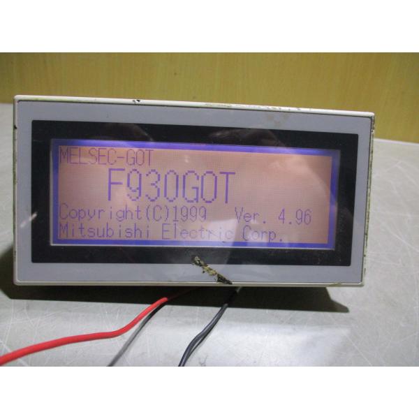 中古 MITSUBISHI GRAPHIC OPERATION TERMINAL F930GOT-B...