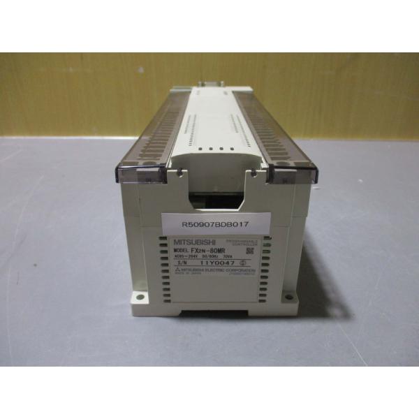 中古 MITSUBISHI電機 FX2Nシリーズ 基本ユニット FX2N-80MR(R50907BD...