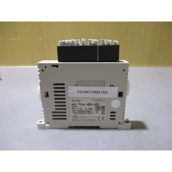 中古 MITSUBISHI  FX3U-4DA-ADP シーケンサ 産業用アナログ出力アダプタ(R5...
