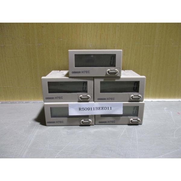 中古 OMRON H7EC-NV トータルカウンター 5個 (R50911BEE011)