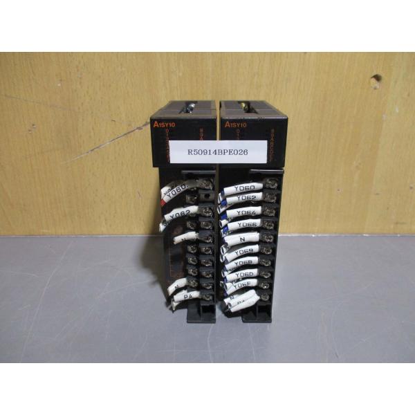 中古 MITSUBISHI  A1SY10  出力カード  OUTPUT UNIT  2個(R509...