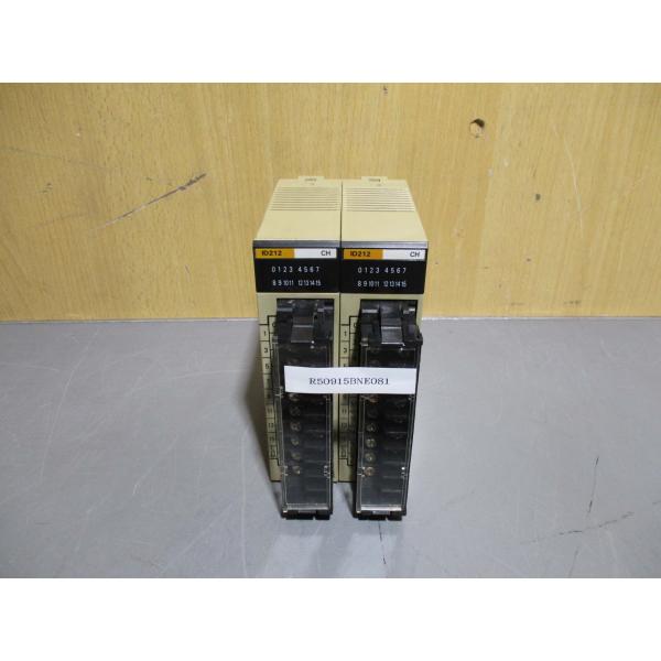 中古 OMRON 入力ユニット C200H-ID212 プログラマブルコントローラ 2個 (R509...