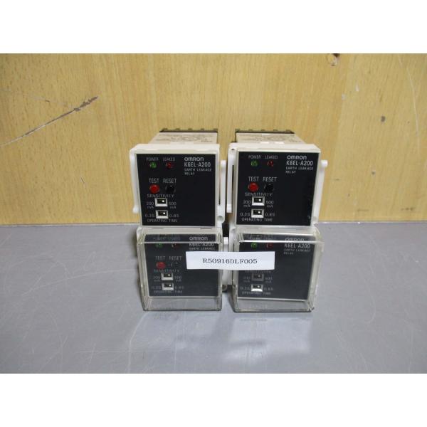 中古 OMRON K6EL-A200 漏電リレー  4個(R50916DLF005)