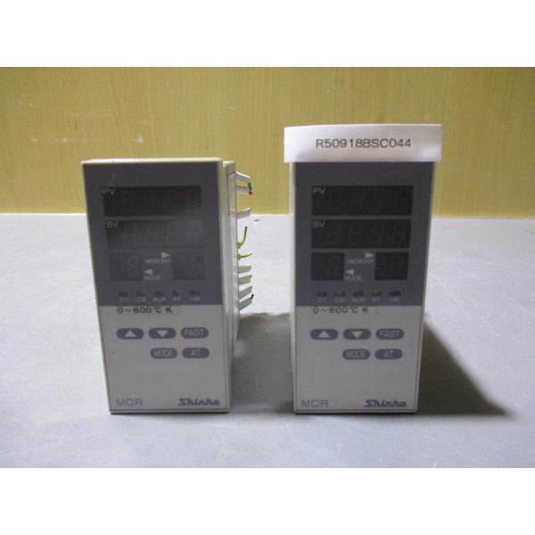 中古 Shinko 神港テクノス MCR-130  デジタル指示調節計 2個(R50918BSC04...