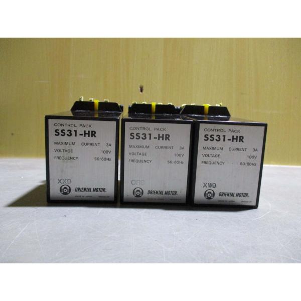 中古 ORIENTAL MOTOR SS31-HR コントロールパック 3個 (R50922CDC0...