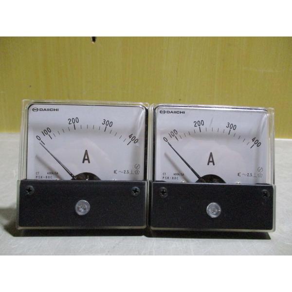 中古 第一エレクトロニクス PSK-80C 交流電流計  2個 (R50922CDC043)