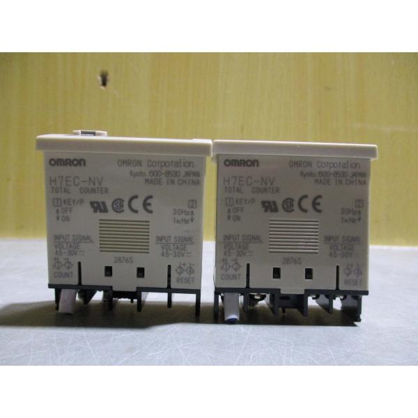 中古 OMRON H7EC-NV トータルカウンター 4.5-30V 2個   (R50922CDC...