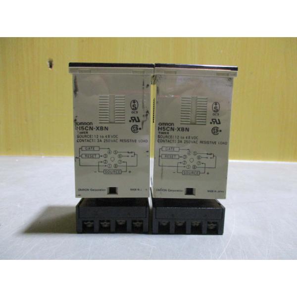 中古 OMRON TIMER H5CN-XBN デジタルタイマ 2個  (R50922CDD017)