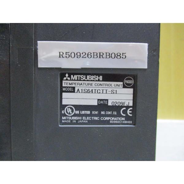 中古 MITSUBISHI TEMPERATURE CONTROL UNIT A1S64TCTT-S...