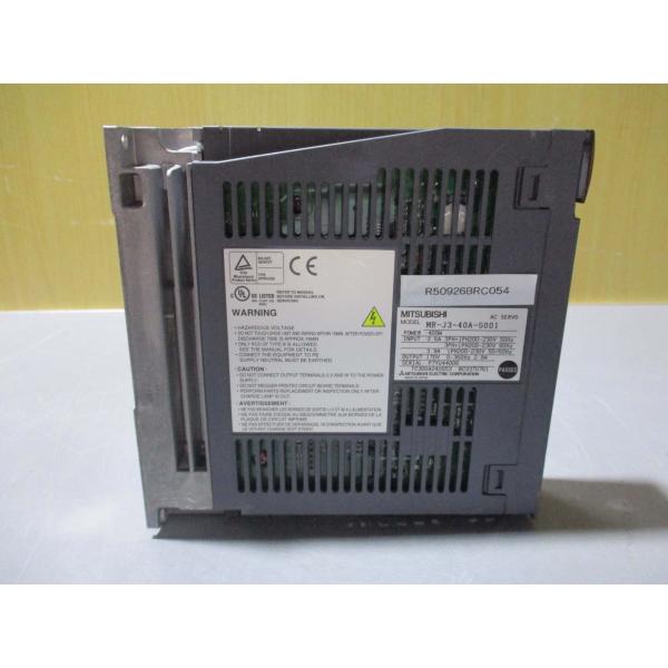 中古 MITSUBISHI AC SERVO MR-J3-40A-S001 ACサーボアンプ(R50...