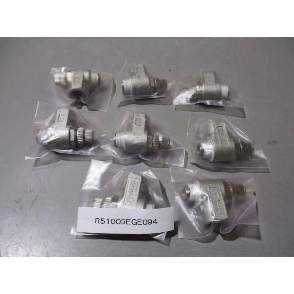 新古 SMC AS2200-02 標準タイプスピードコントローラ金属エルボタイプ 8個  (R510...