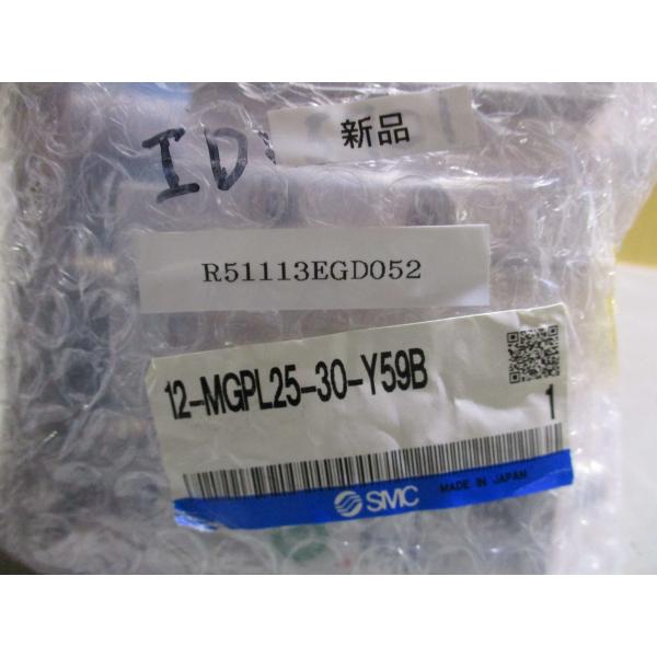 新古 SMC 12-MGPL25-30-Y59B ガイド付薄形シリンダ (R51113EGD052)