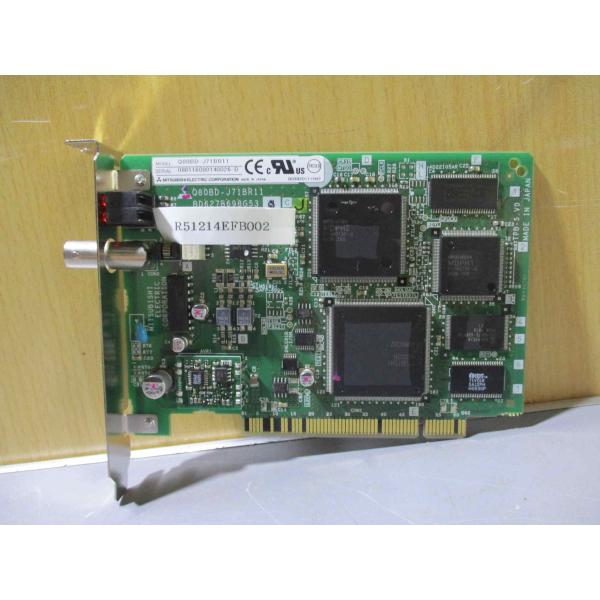 中古 MITSUBISHI Q80BD-J71BR11 インタフェースボード (R51214EFB0...