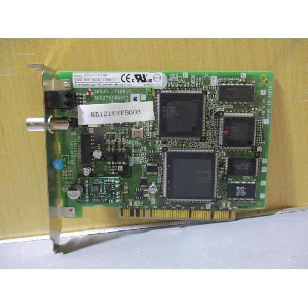 中古 MITSUBISHI Q80BD-J71BR11 インタフェースボード (R51214EFB0...