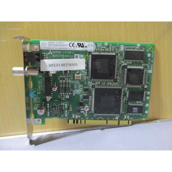 中古 MITSUBISHI Q80BD-J71BR11 インタフェースボード (R51214EFB0...