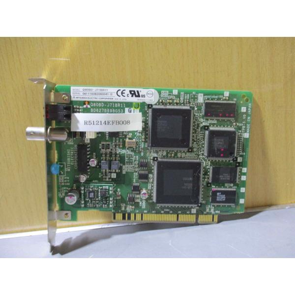 中古 MITSUBISHI Q80BD-J71BR11 インタフェースボード (R51214EFB0...