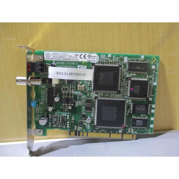 中古 MITSUBISHI Q80BD-J71BR11 インタフェースボード (R51214EFB0...
