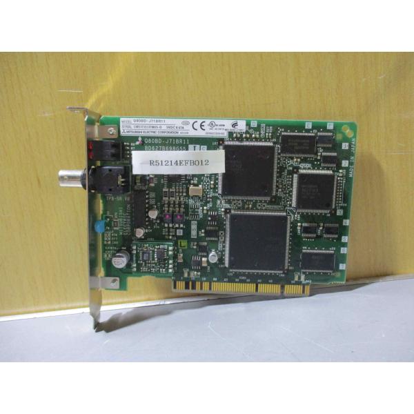 中古 MITSUBISHI Q80BD-J71BR11 インタフェースボード (R51214EFB0...