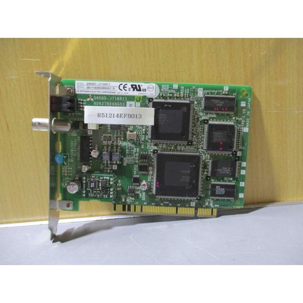 中古 MITSUBISHI Q80BD-J71BR11 インタフェースボード (R51214EFB0...
