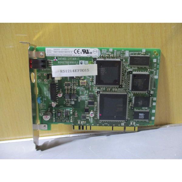 中古 MITSUBISHI Q80BD-J71BR11 インタフェースボード (R51214EFB0...
