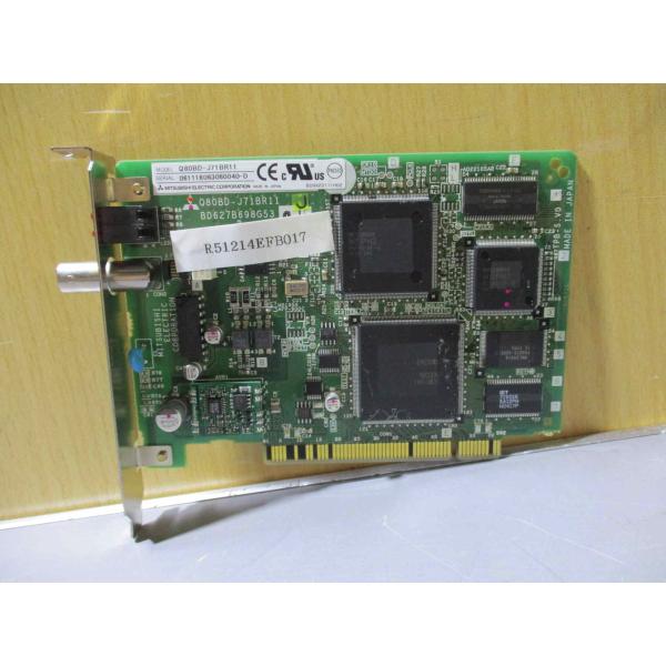 中古 MITSUBISHI Q80BD-J71BR11 インタフェースボード (R51214EFB0...