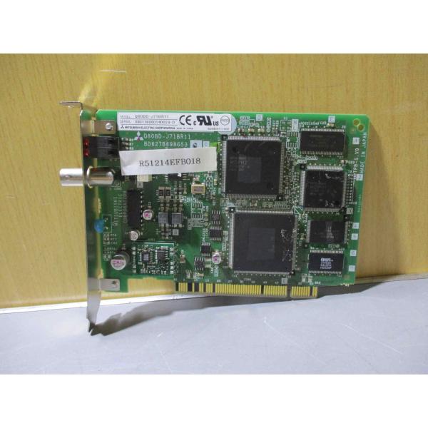 中古 MITSUBISHI Q80BD-J71BR11 インタフェースボード (R51214EFB0...