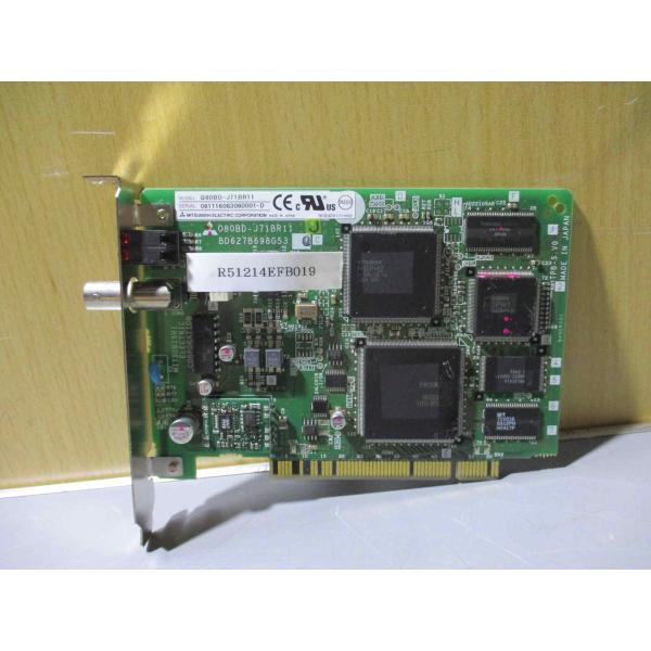 中古 MITSUBISHI Q80BD-J71BR11 インタフェースボード (R51214EFB0...