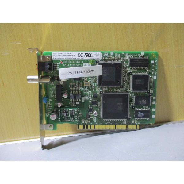 中古 MITSUBISHI Q80BD-J71BR11 インタフェースボード (R51214EFB0...