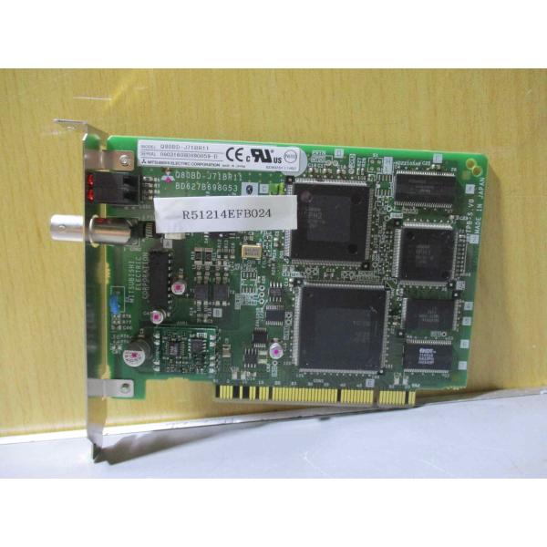 中古 MITSUBISHI Q80BD-J71BR11 インタフェースボード (R51214EFB0...