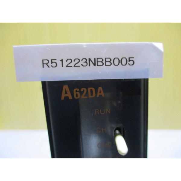 中古 MITSUBISHI A62DA デジタル?アナログ変換ユニット (R51223NBB005)