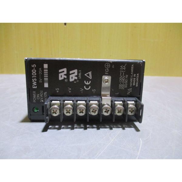 中古 TDKラムダ  EWS100-5 スイッチング・パワーサプライ 5V 20A (R60626E...