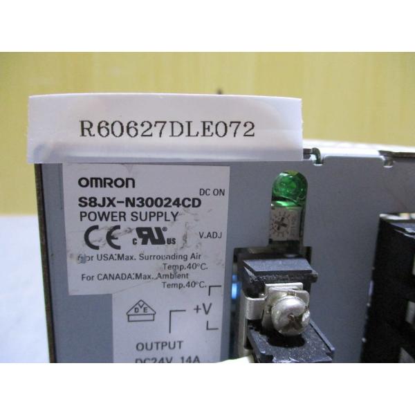 中古 OMRON S8JX-N30024CD パワーサプライ(R60627DLE072)
