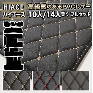 ハイエース ワゴンGL用フルフロアーマット／フローリング柄ランダム